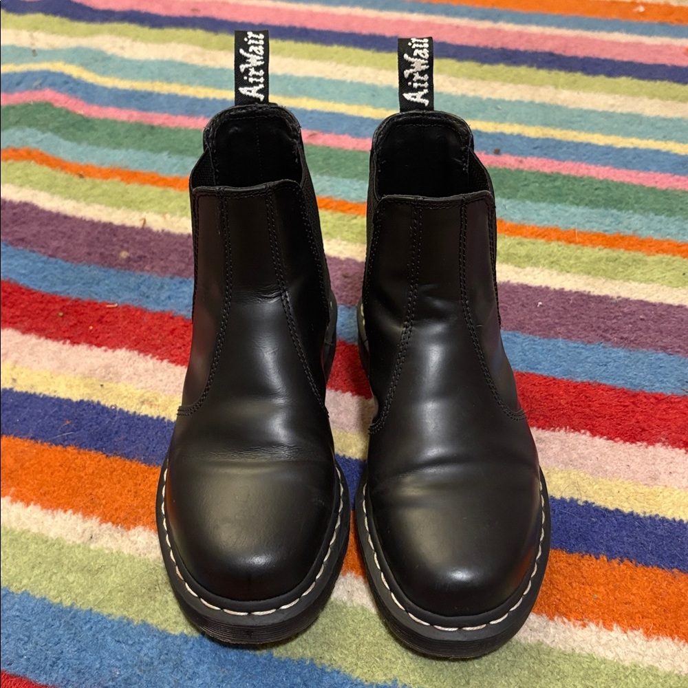Dr Martens 2976 Japan Edition Chelsea Boots Womens 7 White Stitch - Picture 6 of 6